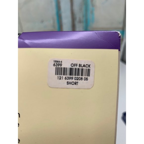 East 5th Sheer Caress Support Panty Hose Control Top Silky Leg  Short (SM) Off B - Picture 5 of 8